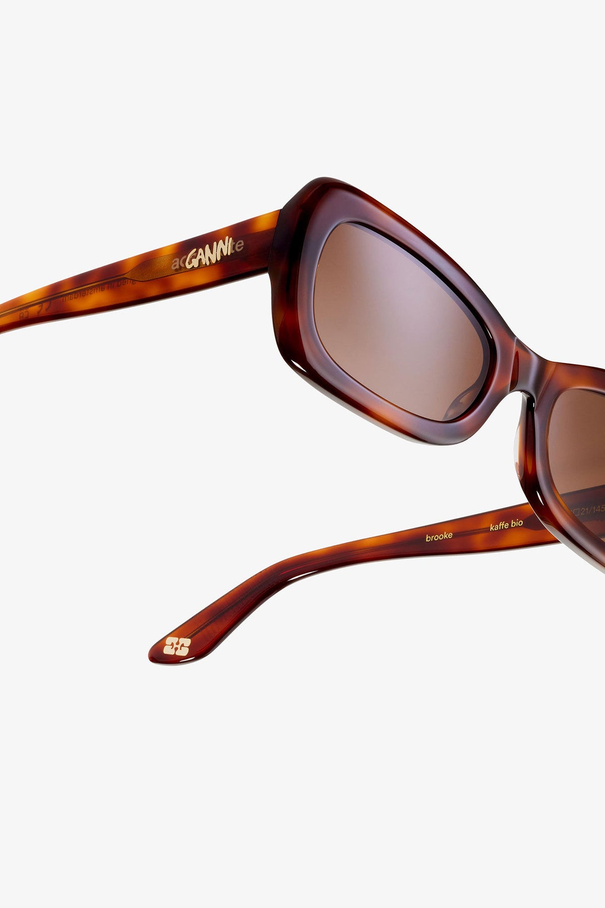 Tiger's Eye GANNI x Ace & Tate Brooke Sunglasses