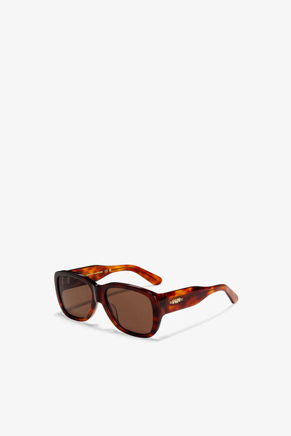 Tiger's Eye GANNI x Ace & Tate Antonio Sunglasses