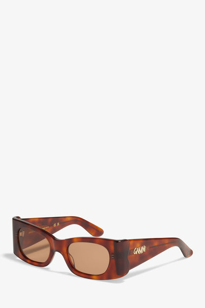 Tiger's Eye GANNI x Ace & Tate Tiger's Eye Kayla Sunglasses
