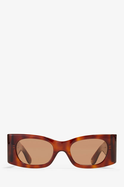 Tiger's Eye GANNI x Ace & Tate Tiger's Eye Kayla Sunglasses