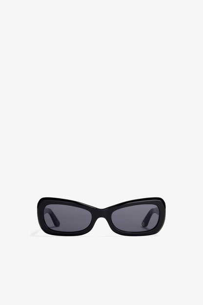 Black GANNI x Ace & Tate Brooke Sunglasses