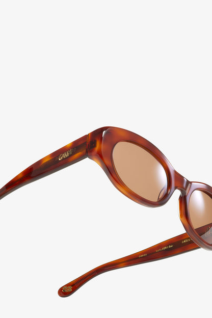 Tiger's Eye GANNI x Ace & Tate Tiger's Eye Dakota Sunglasses
