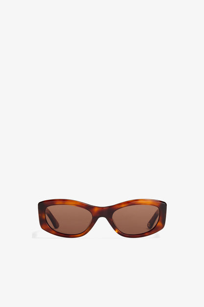 Tiger's Eye GANNI x Ace & Tate Lana Sunglasses