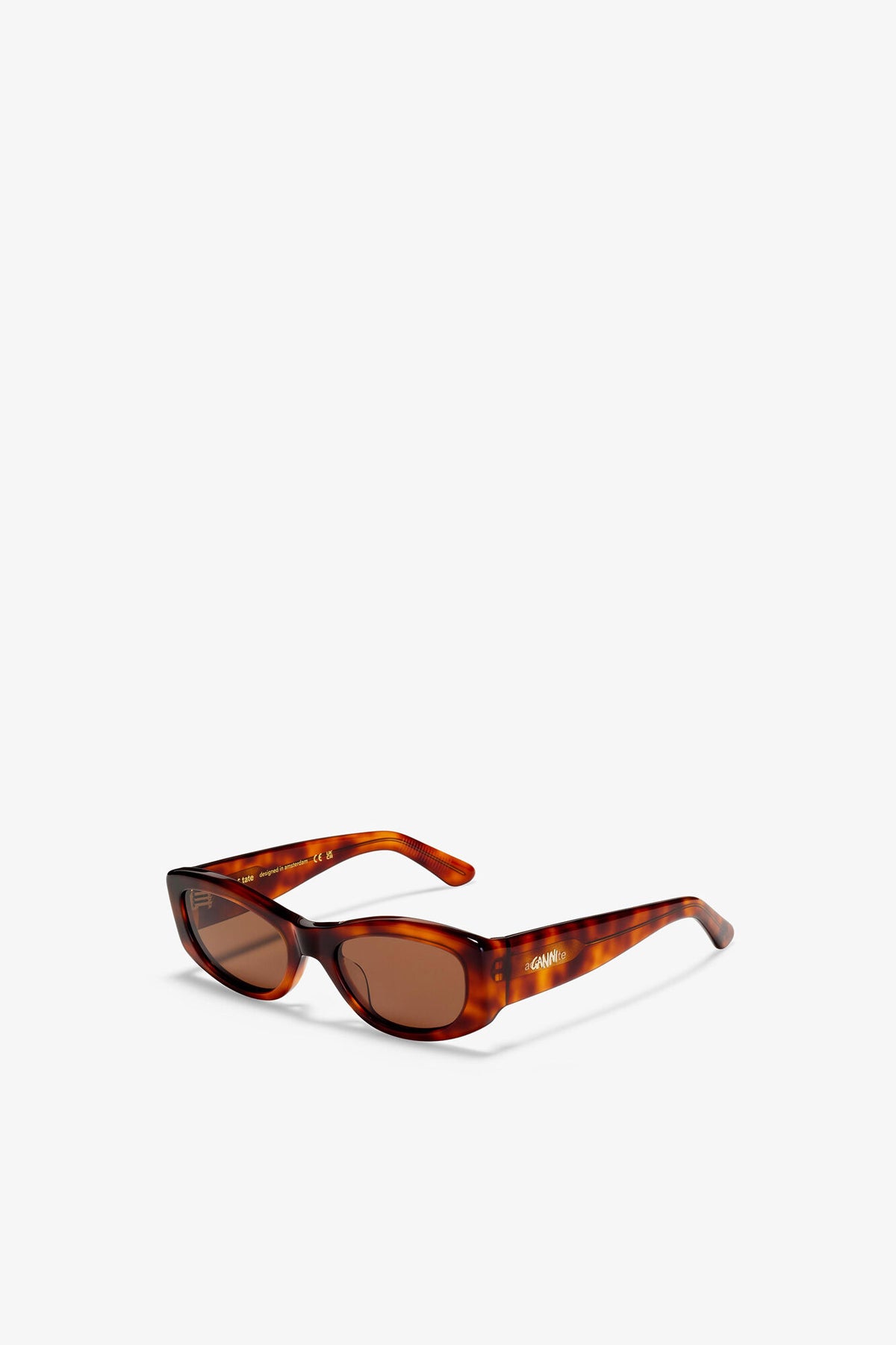 Tiger's Eye GANNI x Ace & Tate Lana Sunglasses