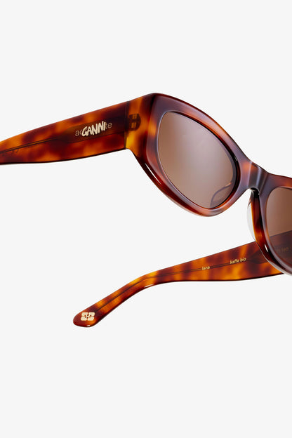 Tiger's Eye GANNI x Ace & Tate Lana Sunglasses