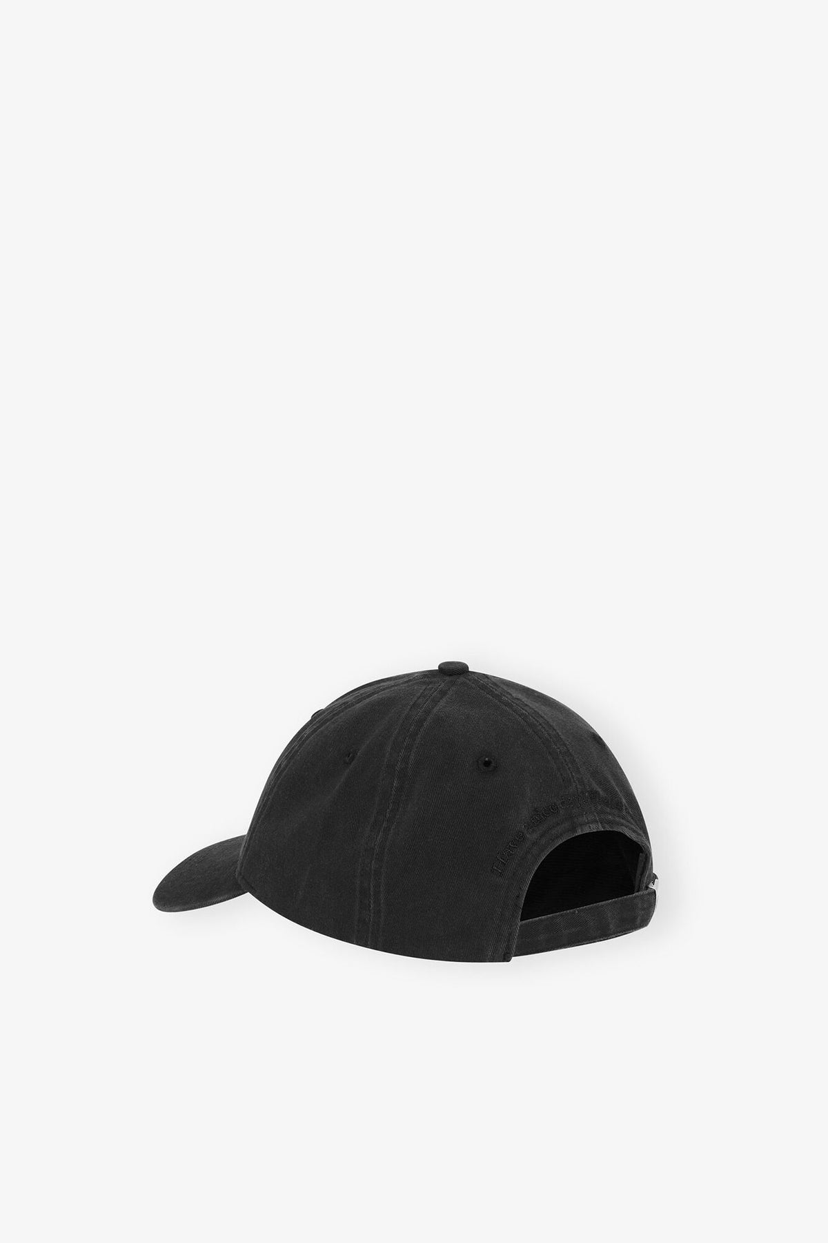 Black Black Canvas Cap