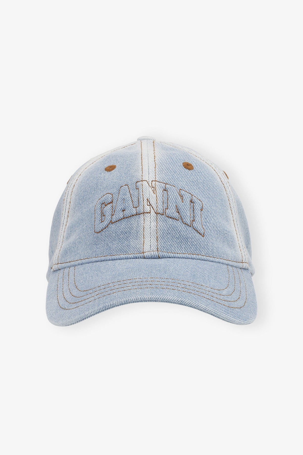 Light Denim Cap in Light Blue Denim
