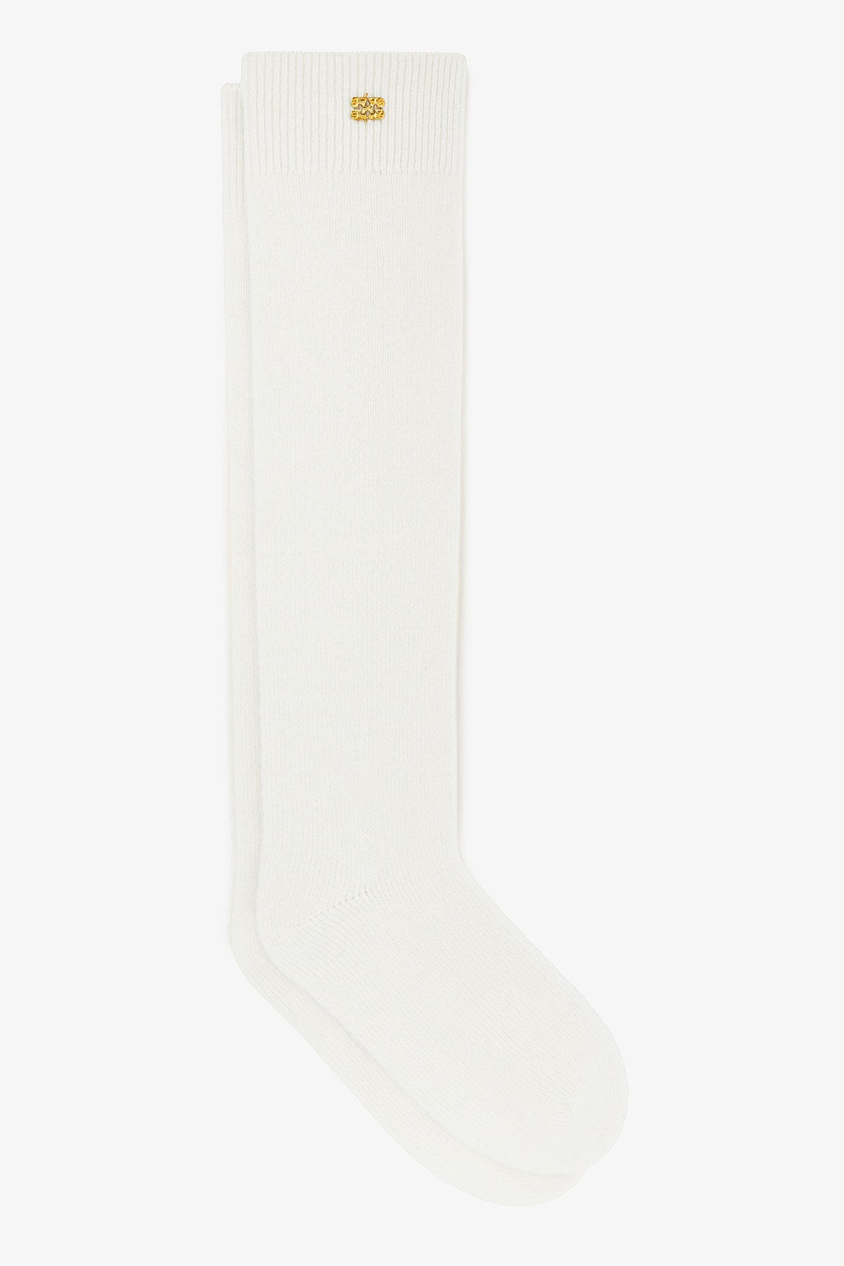Egret Ivory Wool Mix Socks