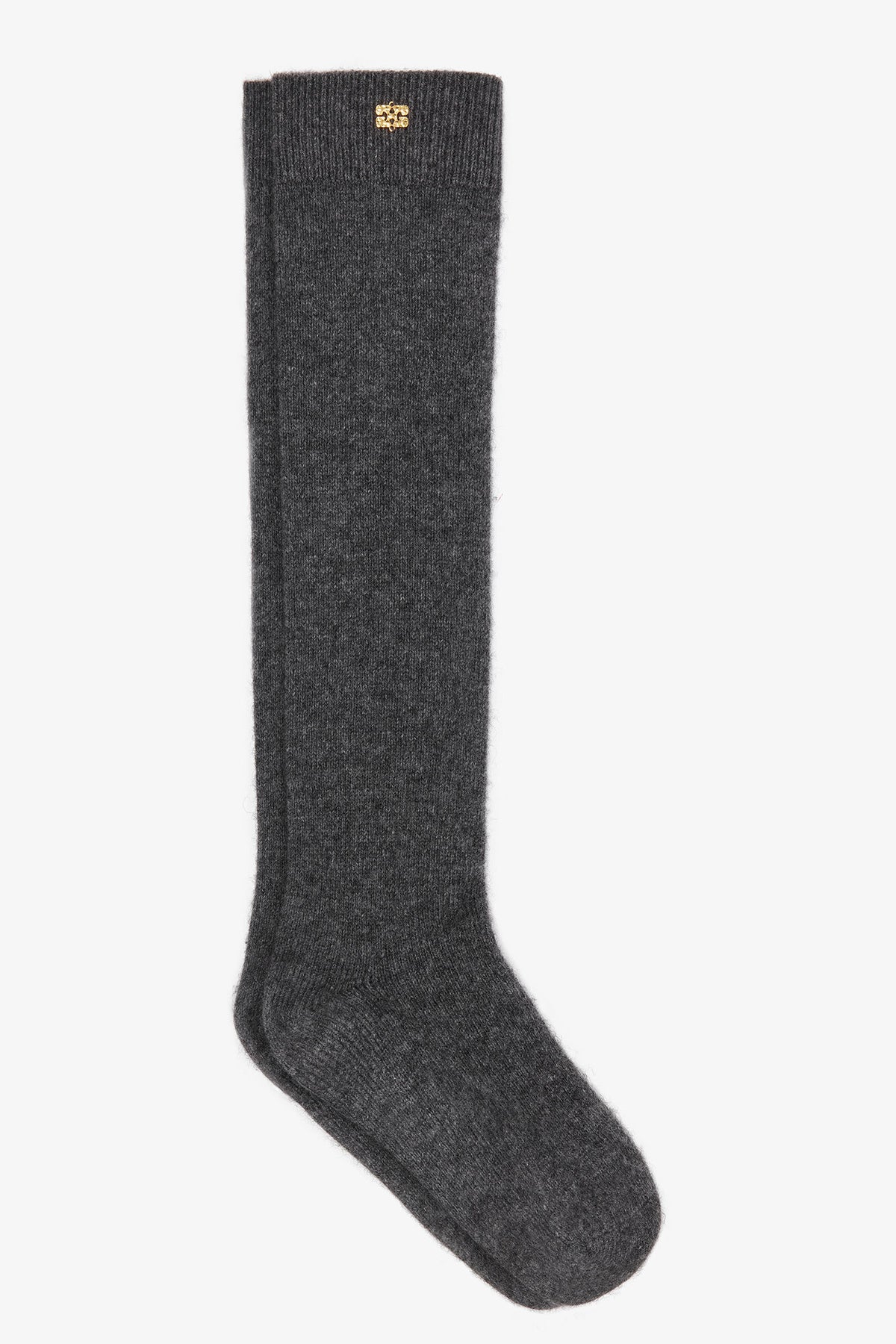 Phantom Dark Grey Wool Mix Socks