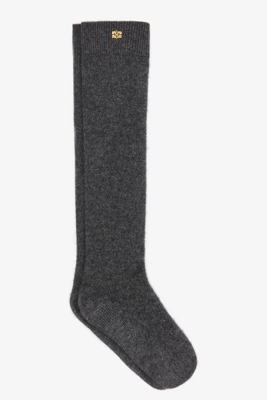 Phantom Dark Grey Wool Mix Socks